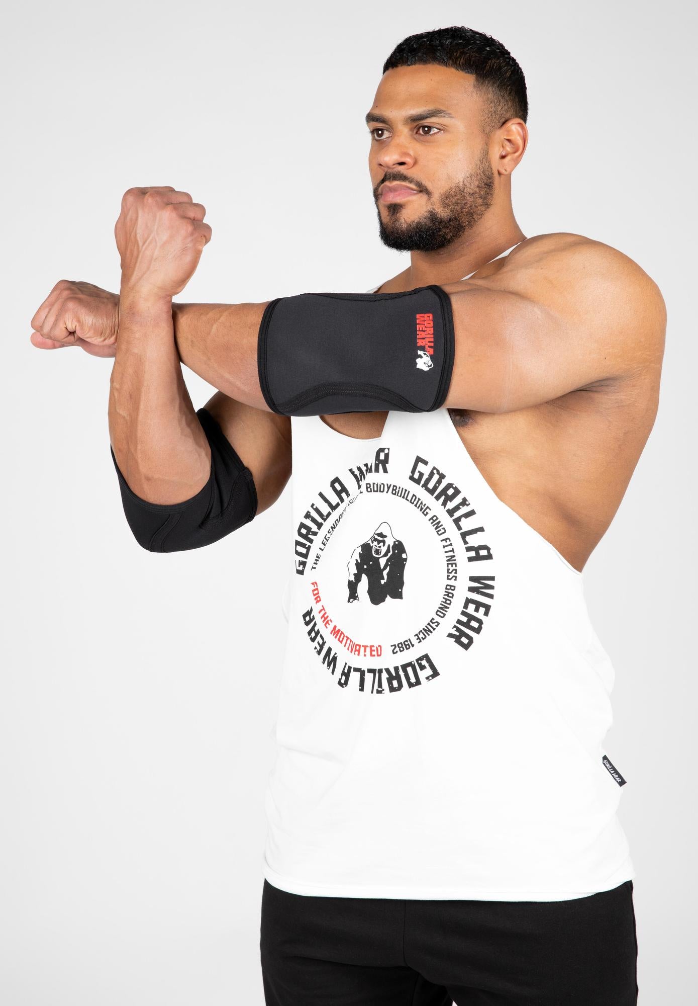 Gorilla Wear 3mm Elbow Sleeves - Black