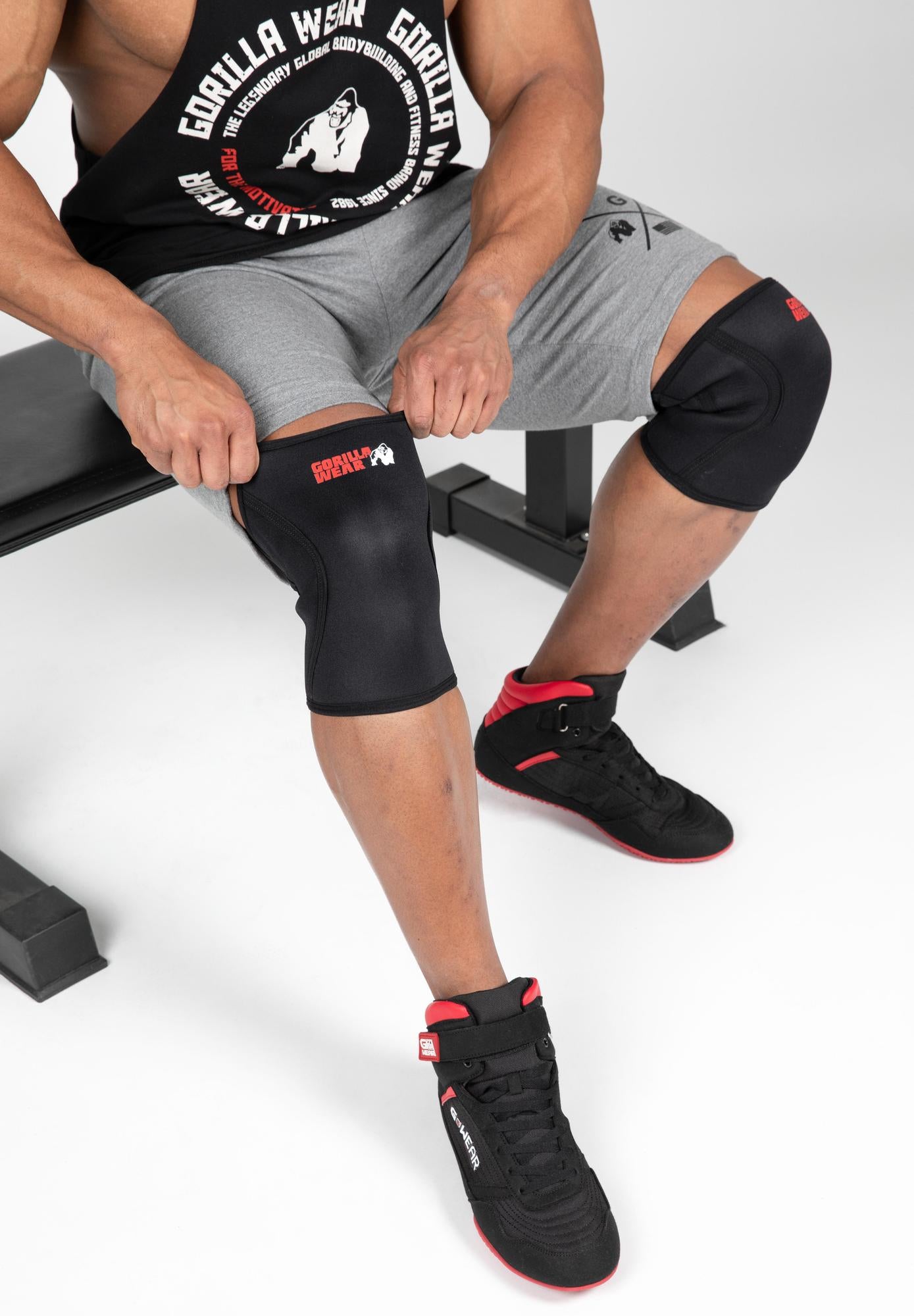 Gorilla Wear 5mm Knee Sleeves - Black