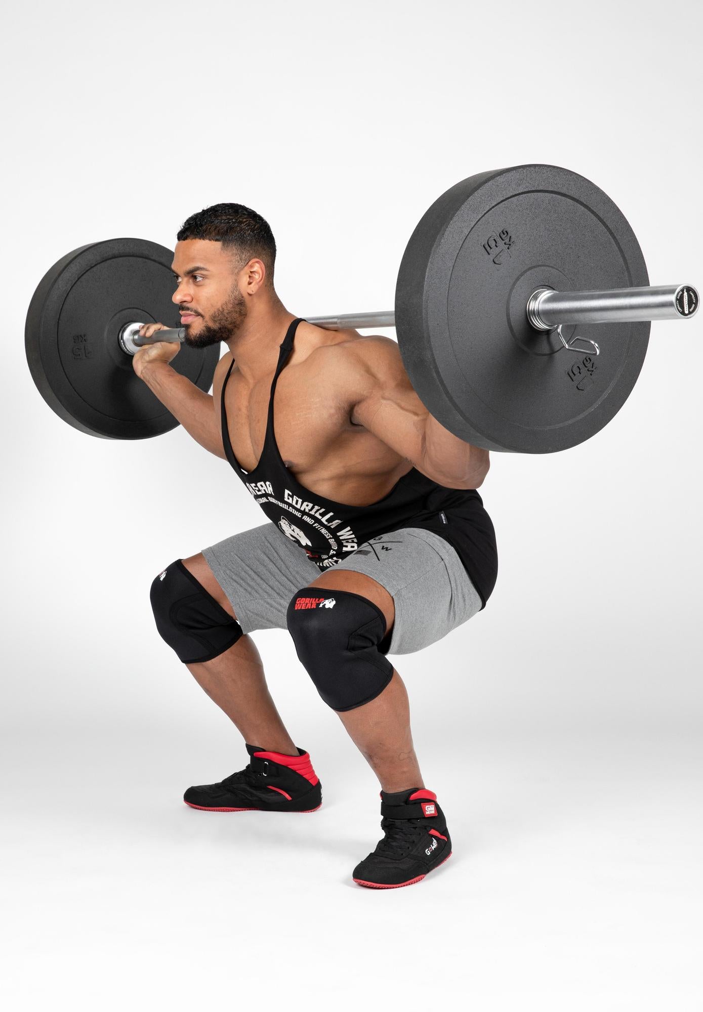 Gorilla Wear 7mm Knee Sleeves - Black