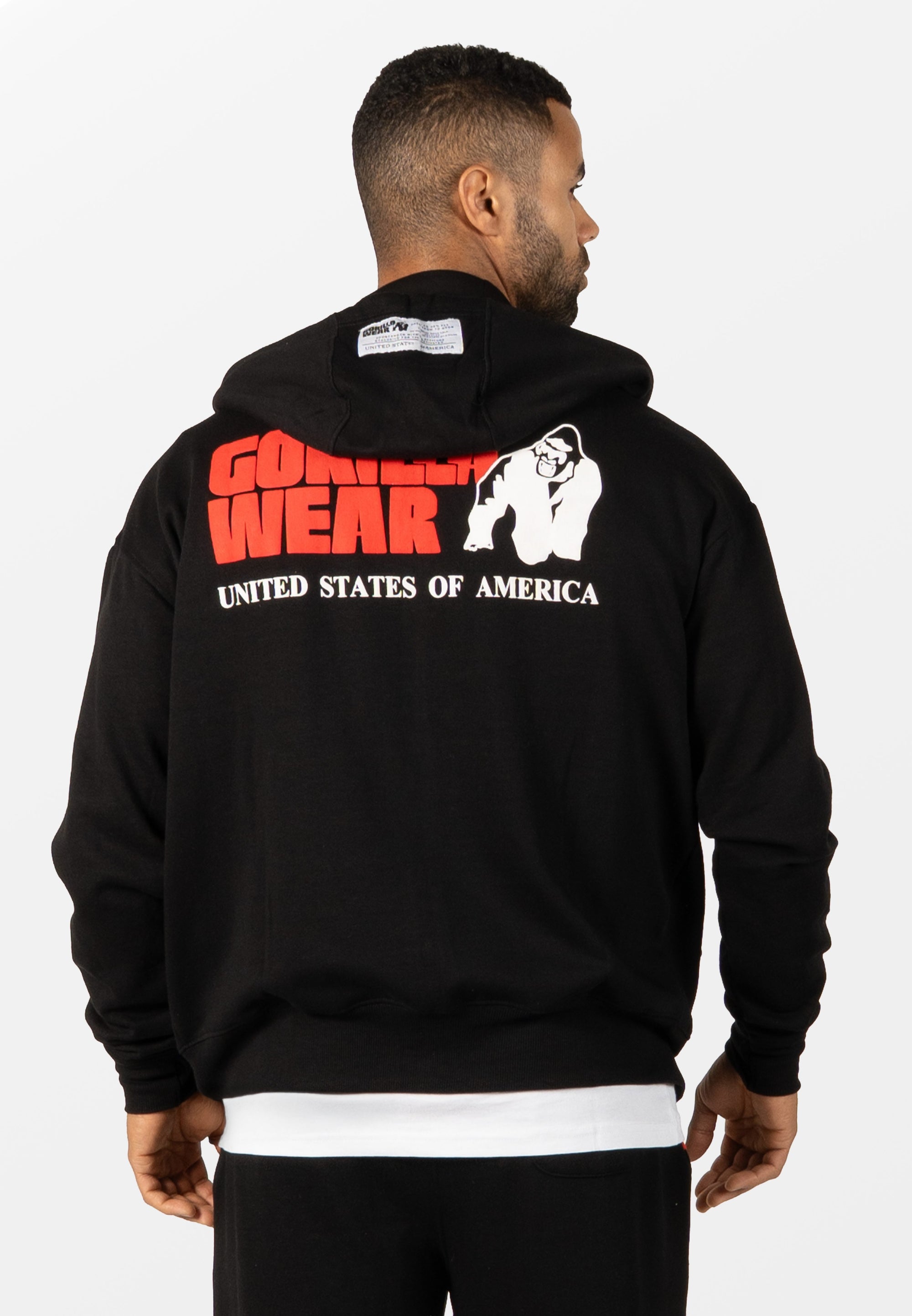 Gorilla Wear Classic Oversized Zipped Hoodie - Kaikki värit