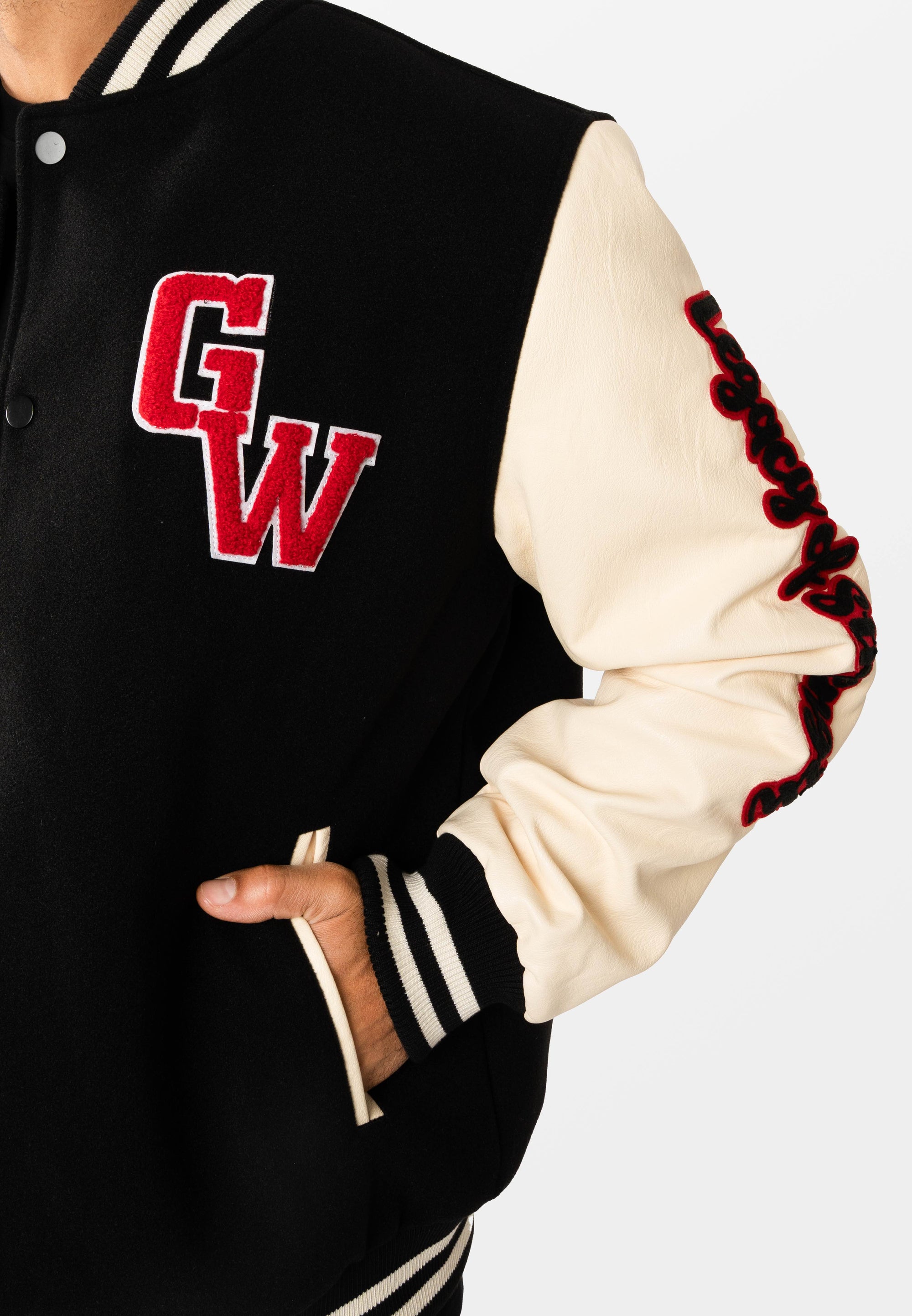 Gorilla Wear Saint Louis Varsity Jacket - Black