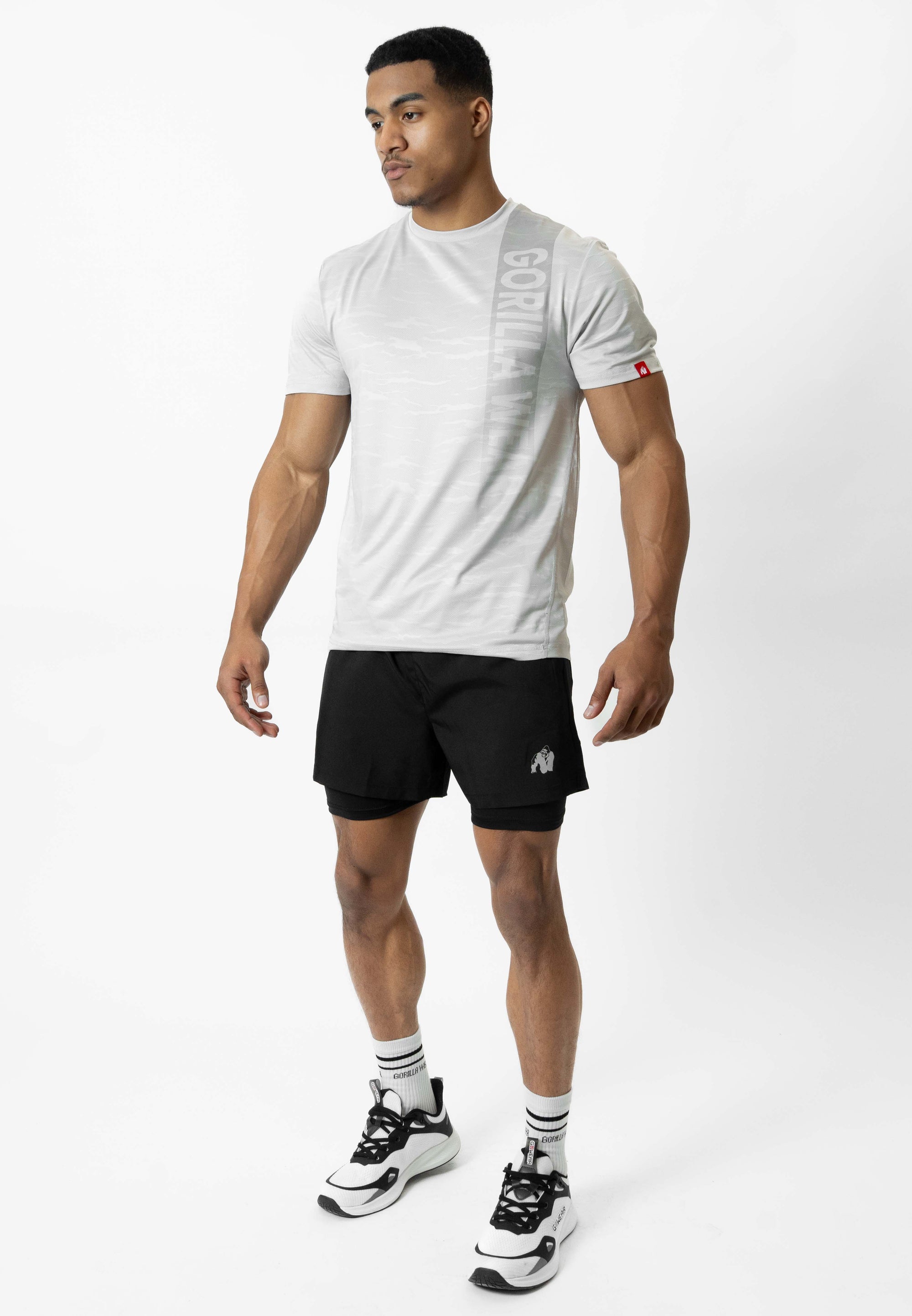 Gorilla Wear Lowell 2-in-1 Shorts - Musta