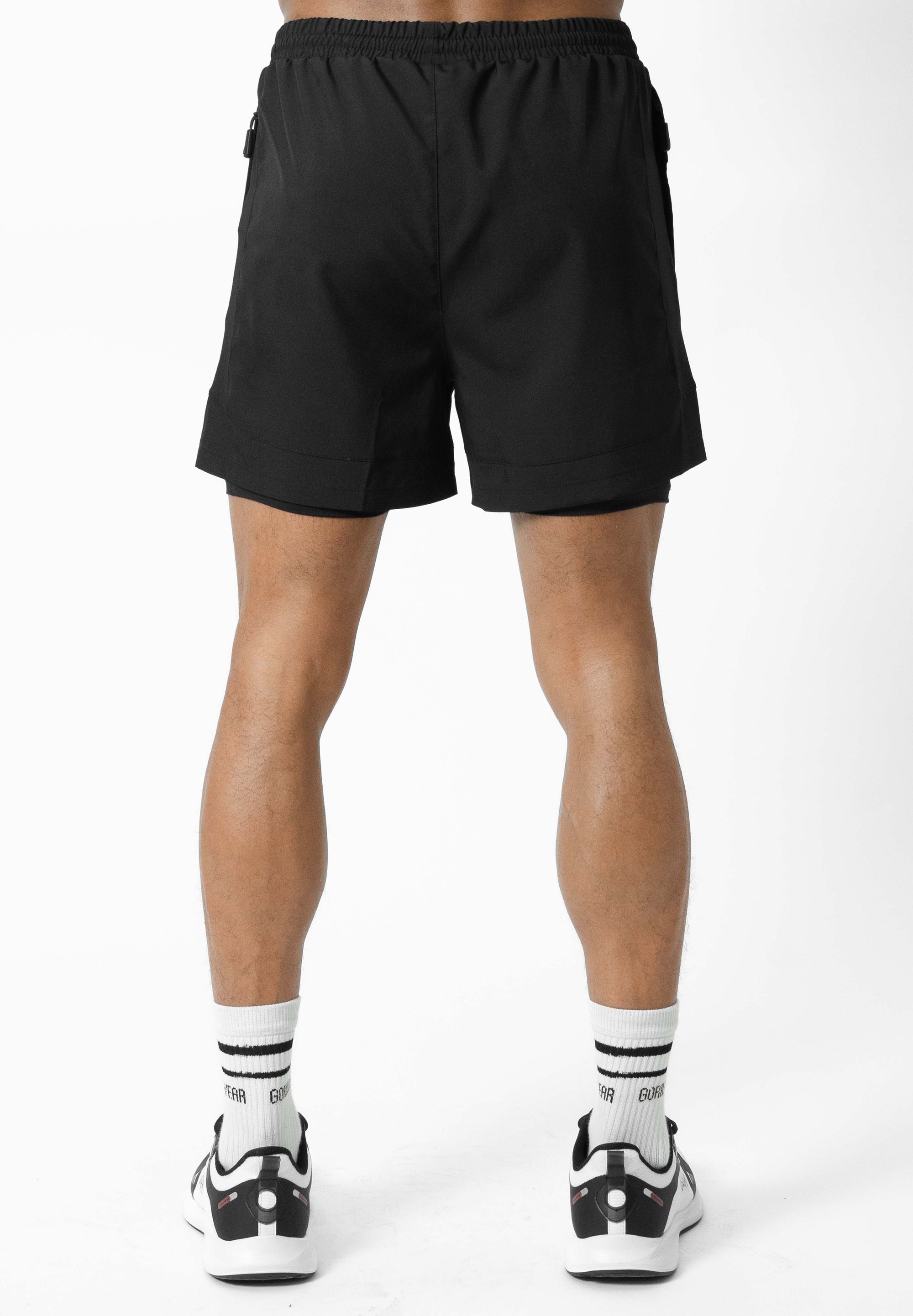 Gorilla Wear Lowell 2-in-1 Shorts - Musta