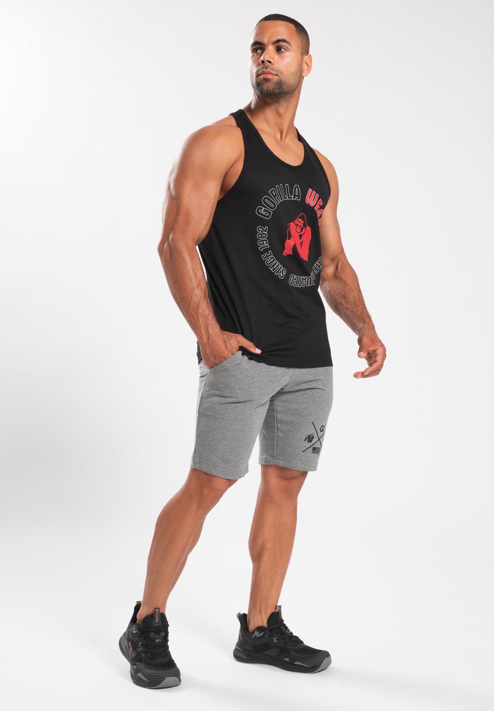 Gorilla Wear Lafayette Tank Top - Musta