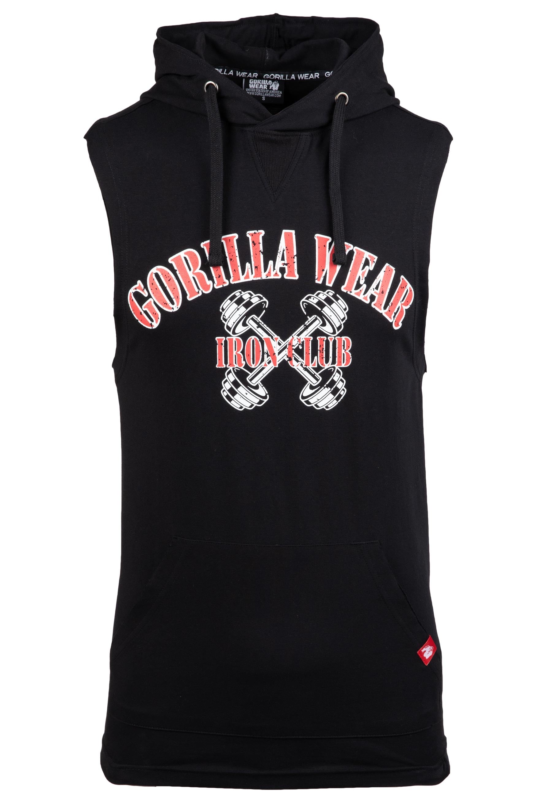 Gorilla Wear Chico Sleeveless Hoodie - Kaikki värit