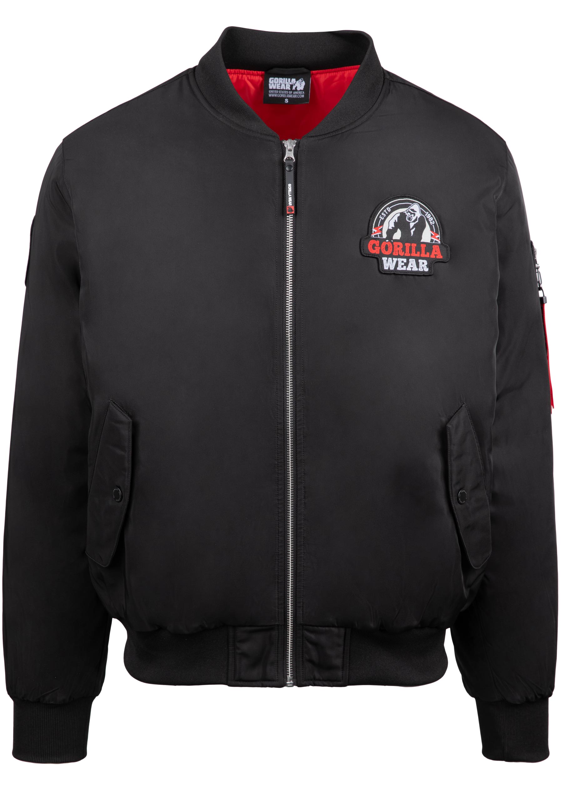 Gorilla Wear Covington Bomber Jacket - Black