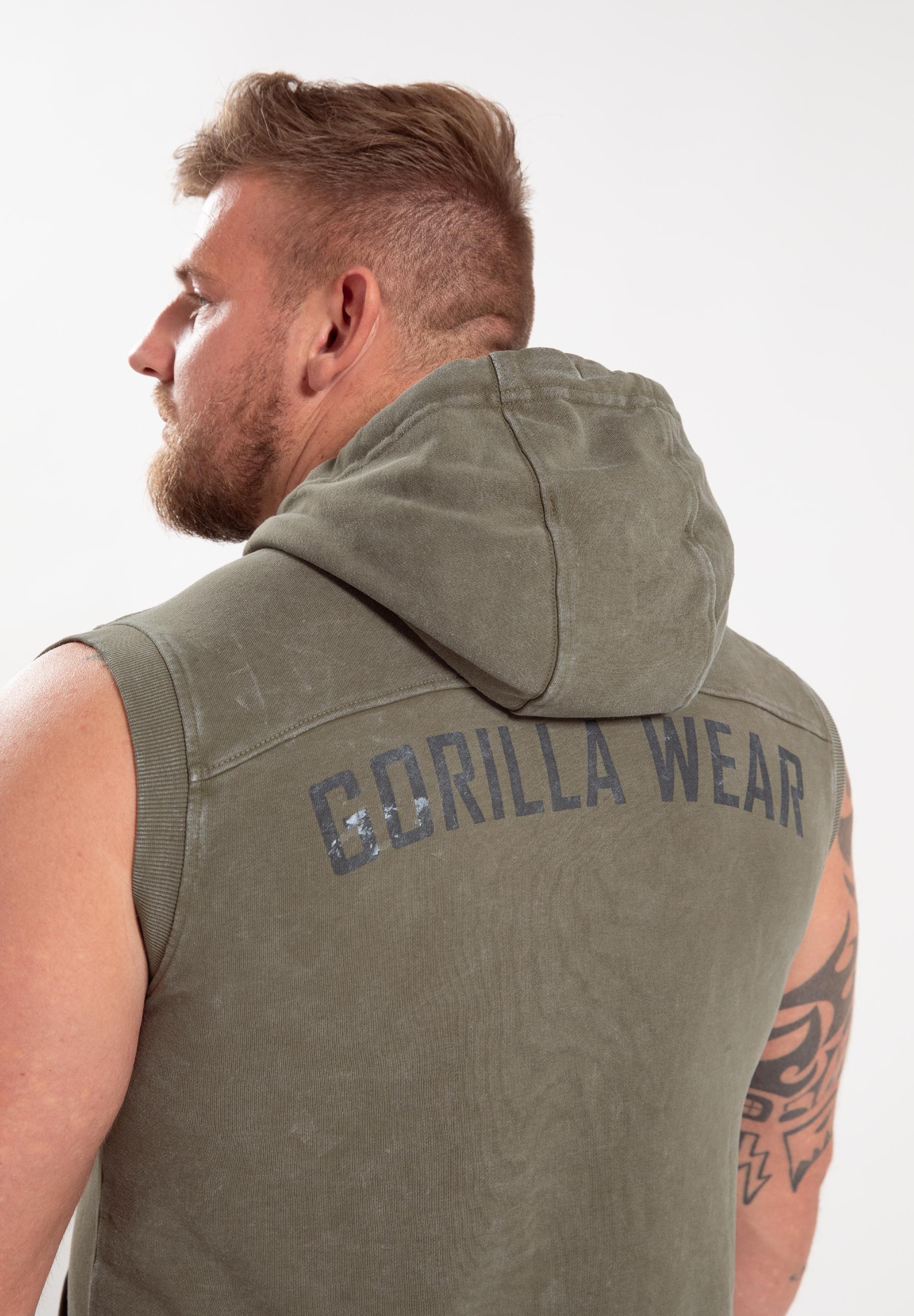 Gorilla Wear Silverdale Sleeveless Hoodie - Kaikki värit