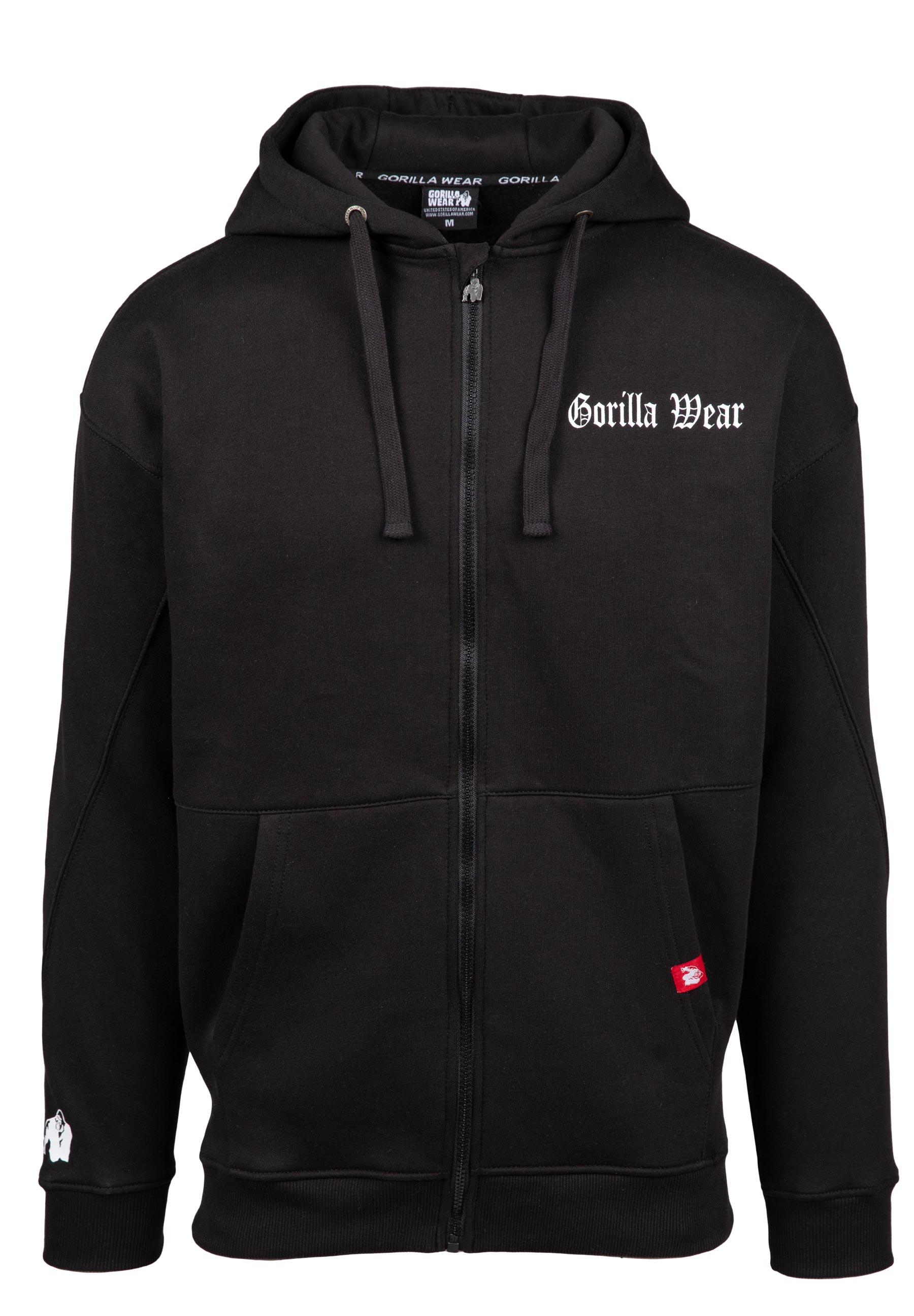 Gorilla Wear Utah Zipped Hoodie - Kaikki värit