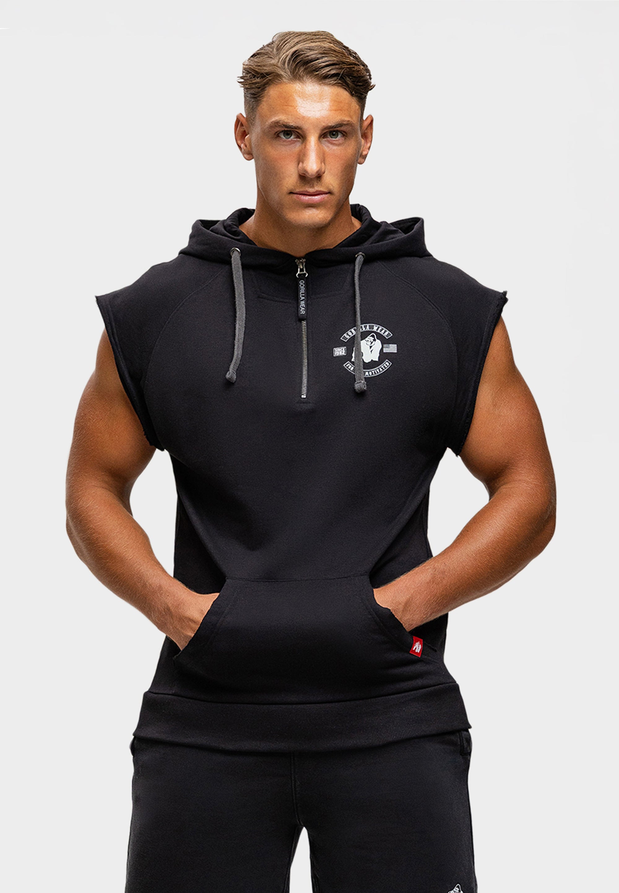 Gorilla Wear Huntley Sleeveless Hoodie - Kaikki värit