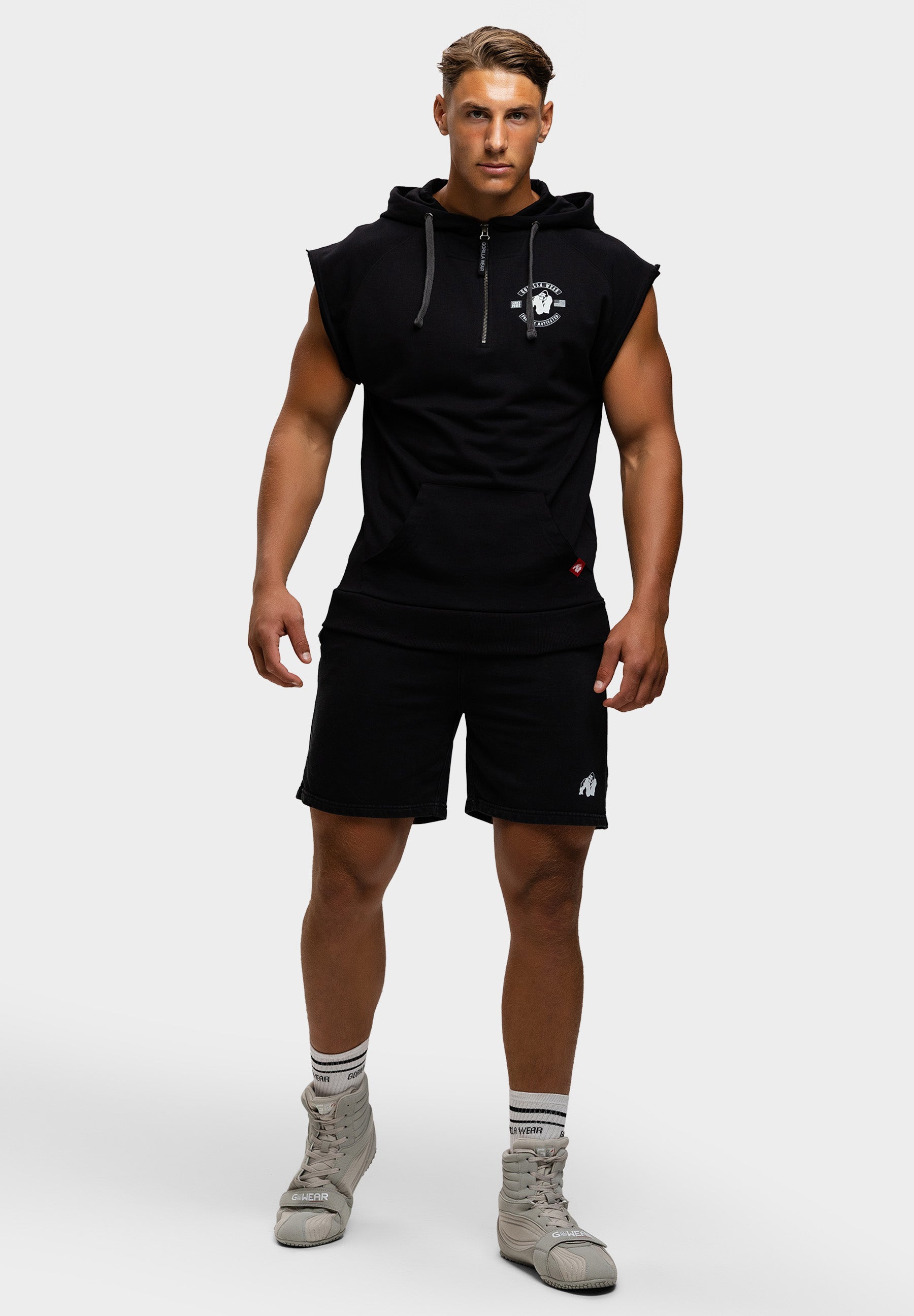 Gorilla Wear Huntley Sleeveless Hoodie - Kaikki värit