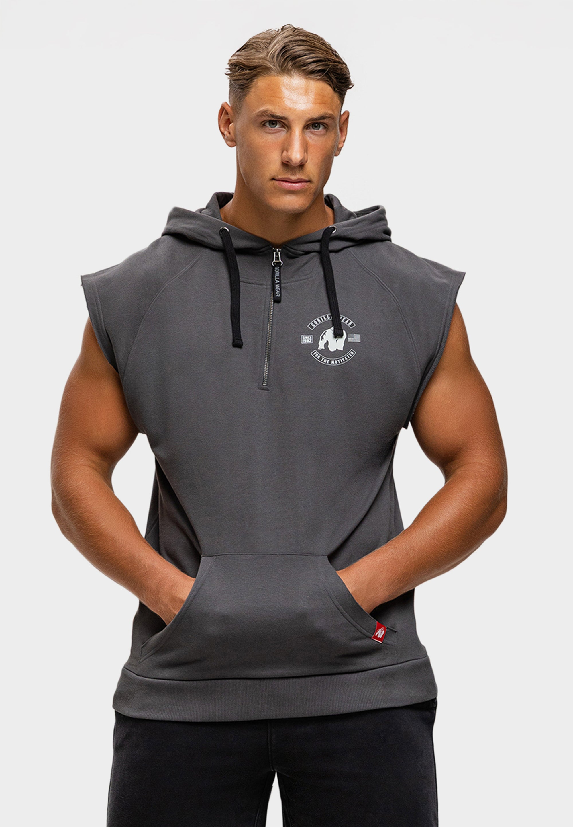 Gorilla Wear Huntley Sleeveless Hoodie - Kaikki värit