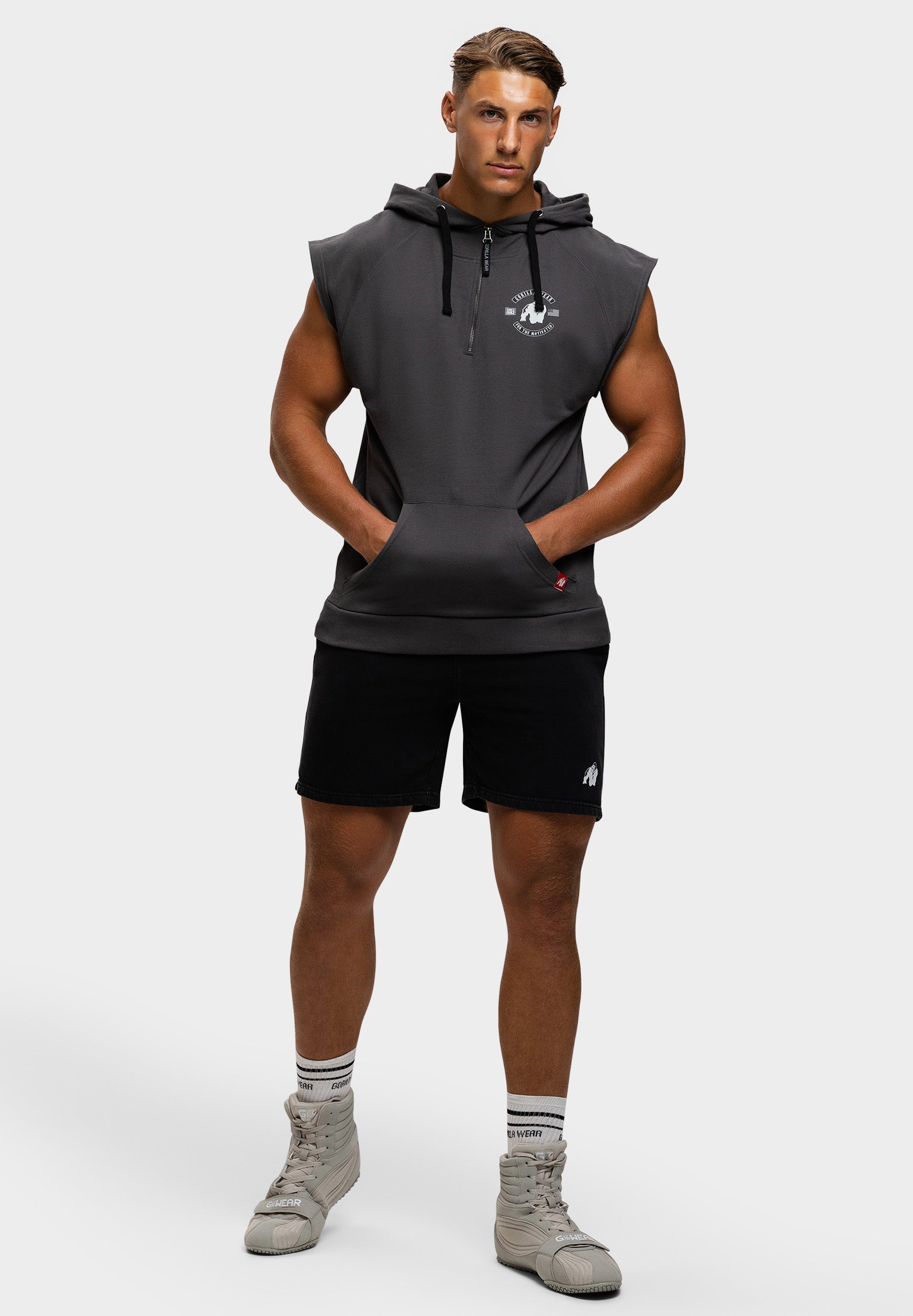Gorilla Wear Huntley Sleeveless Hoodie - Kaikki värit