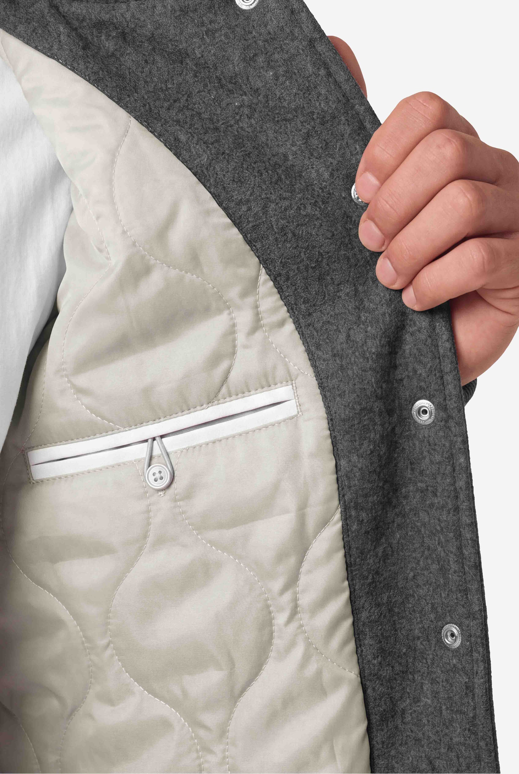 Gorilla Wear Stockholm Varsity Jacket - Harmaa
