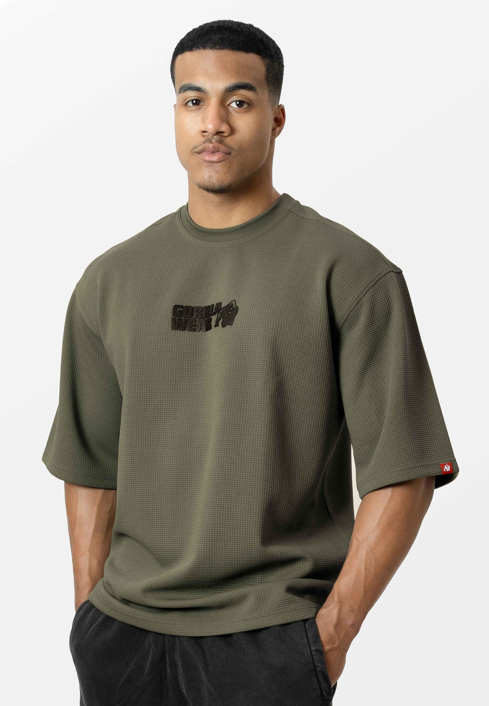 Gorilla Wear Idaho Oversized Waffle T-Shirt - Kaikki värit