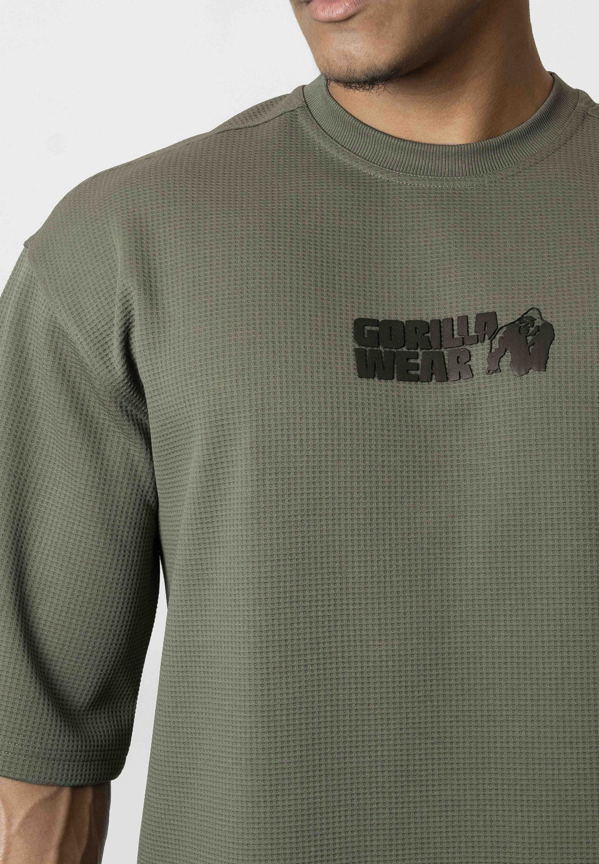 Gorilla Wear Idaho Oversized Waffle T-Shirt - Kaikki värit