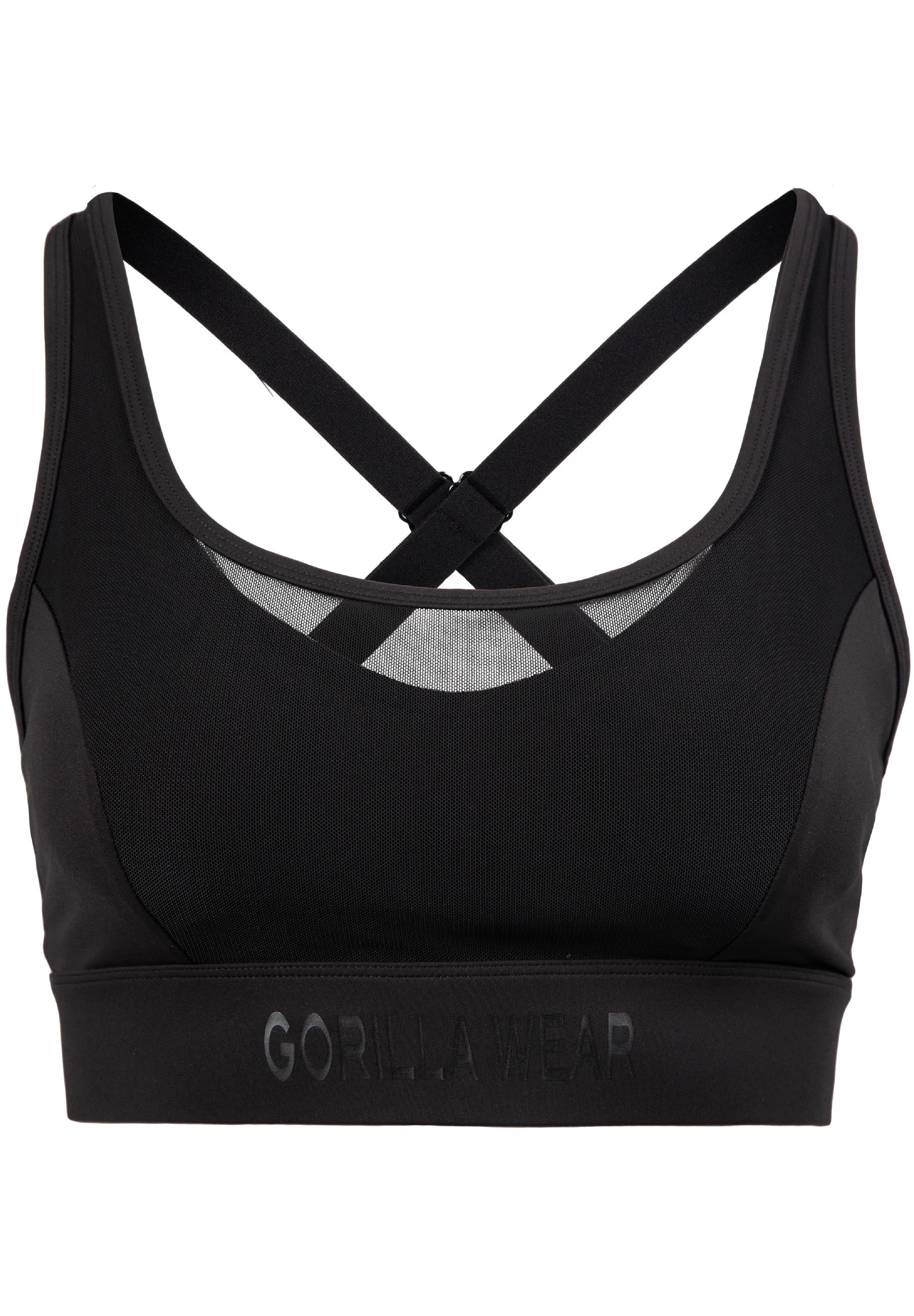Gorilla Wear Riley High Support Sports Bra - Black