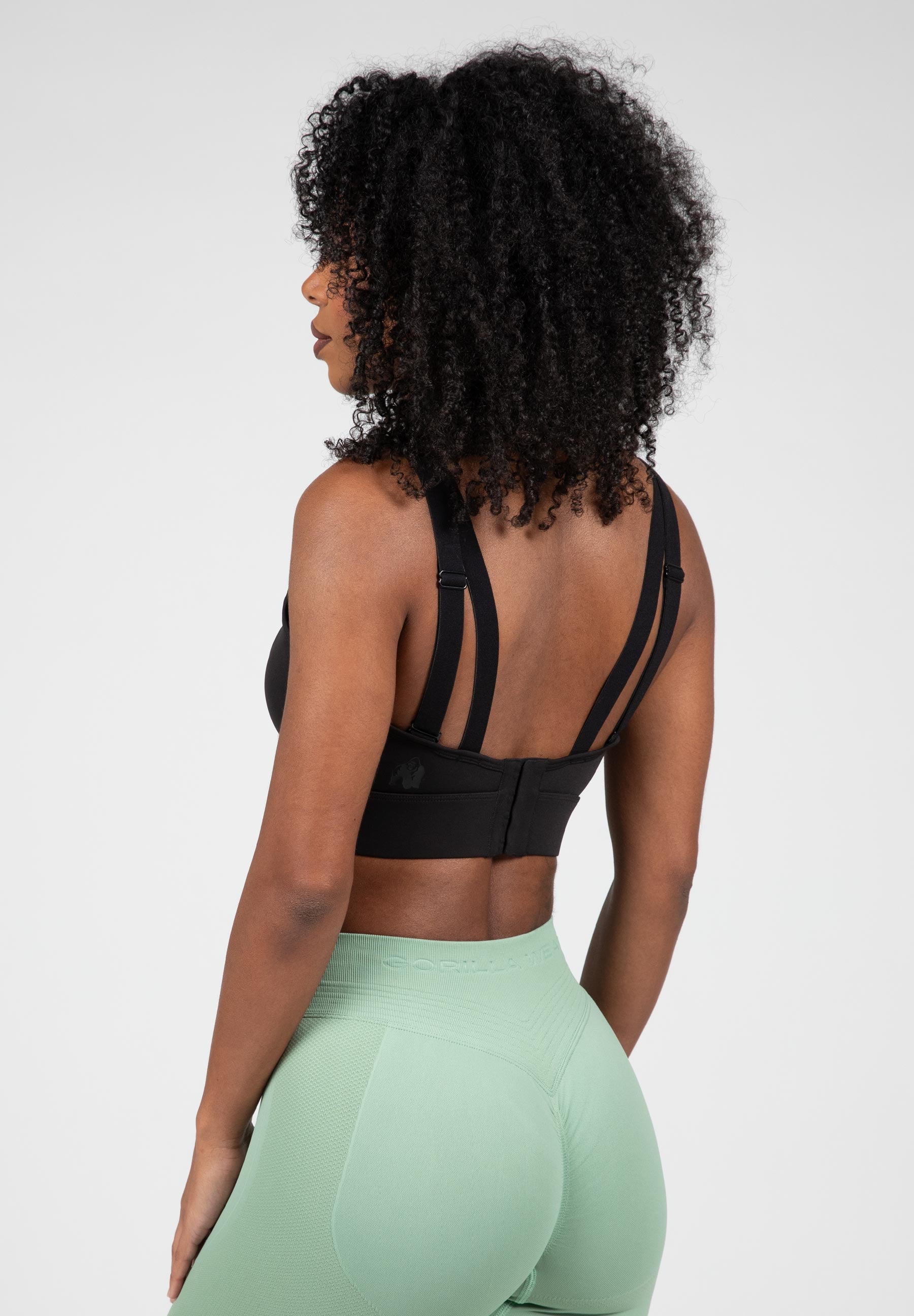 Gorilla Wear Riley High Support Sports Bra - Black