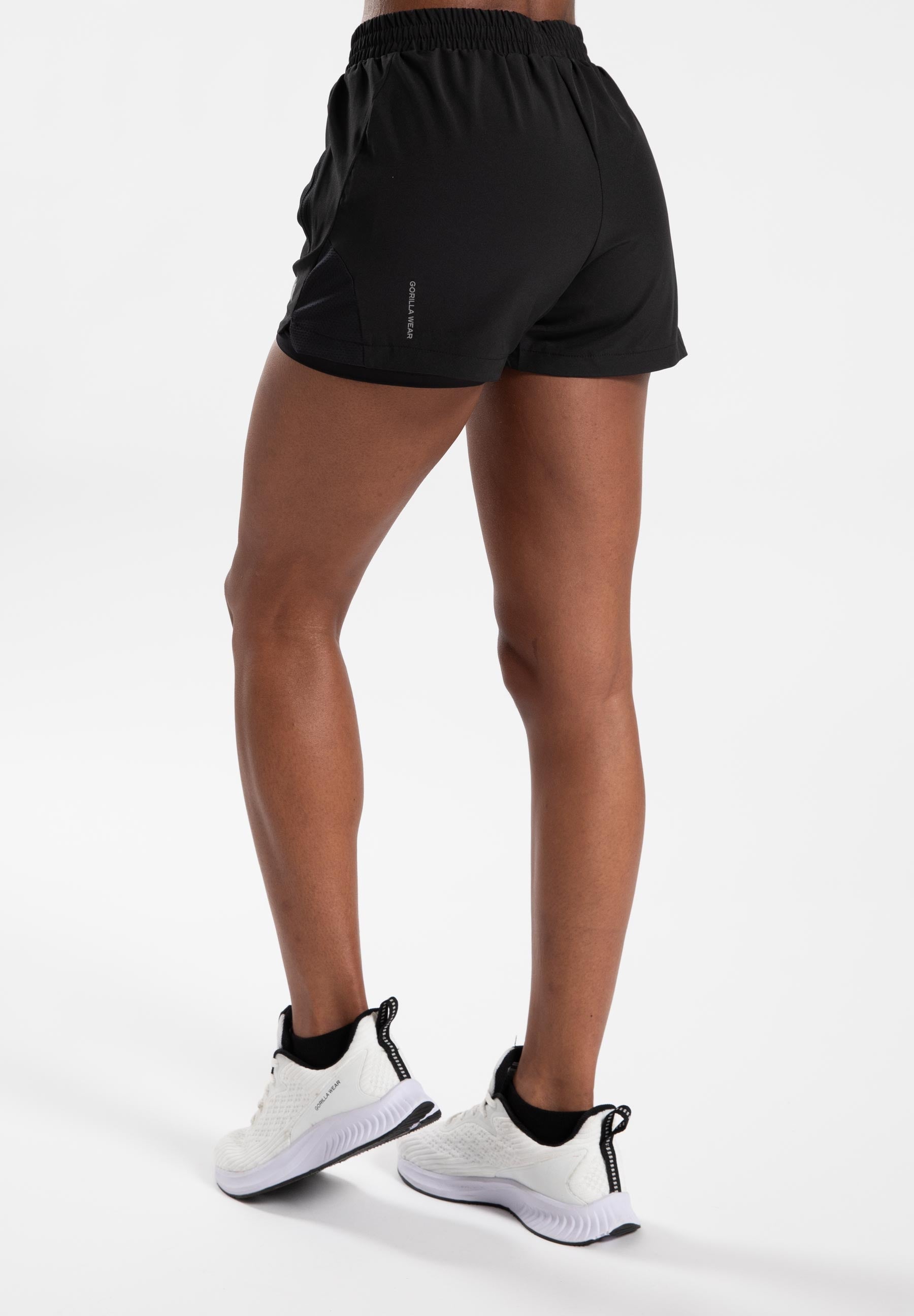 Gorilla Wear Katy 2-In-1 Shorts - Black