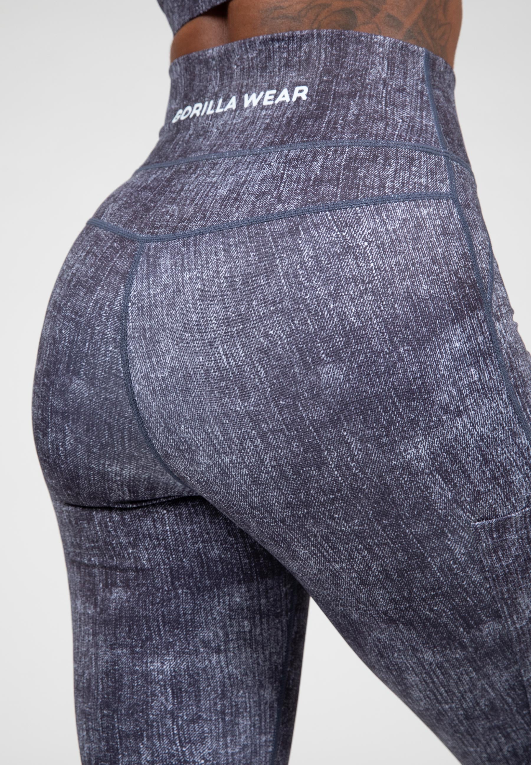 Gorilla Wear Camilla Leggings - Blue Denim