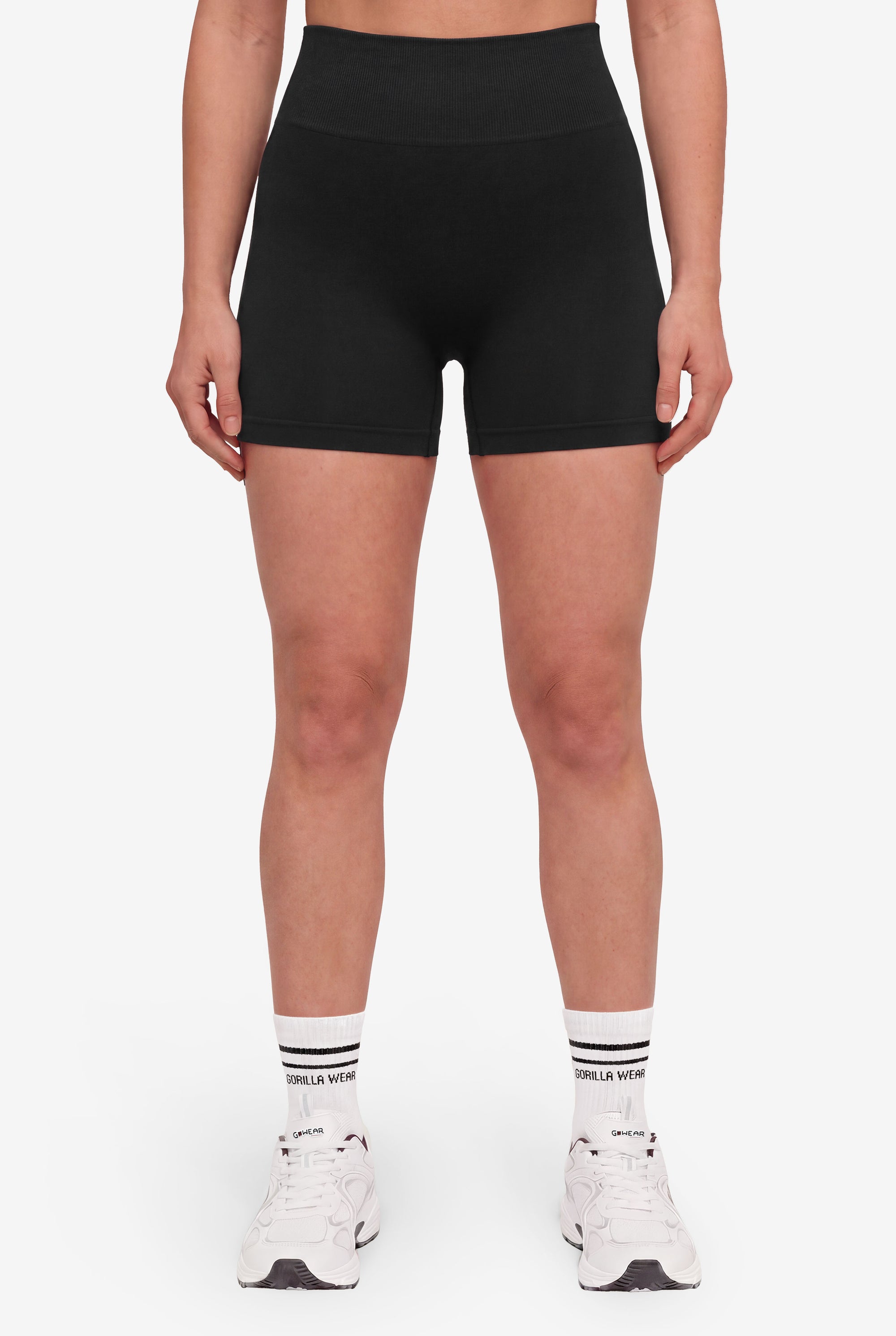 Gorilla Wear Florence Seamless Contour Shorts - Musta