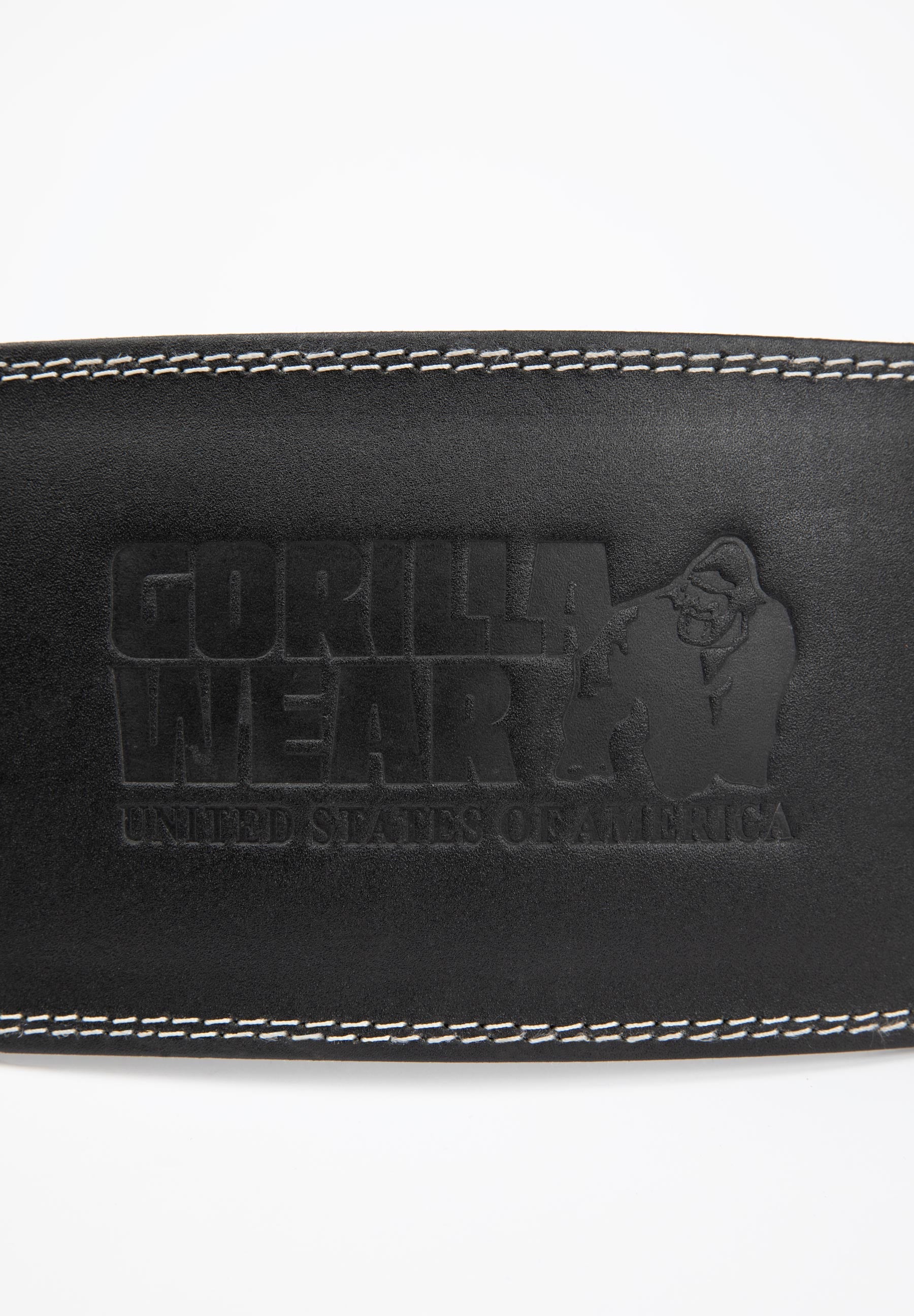 Gorilla Wear 6- Inch Padded Leather Lifting Belt - Kaikki värit