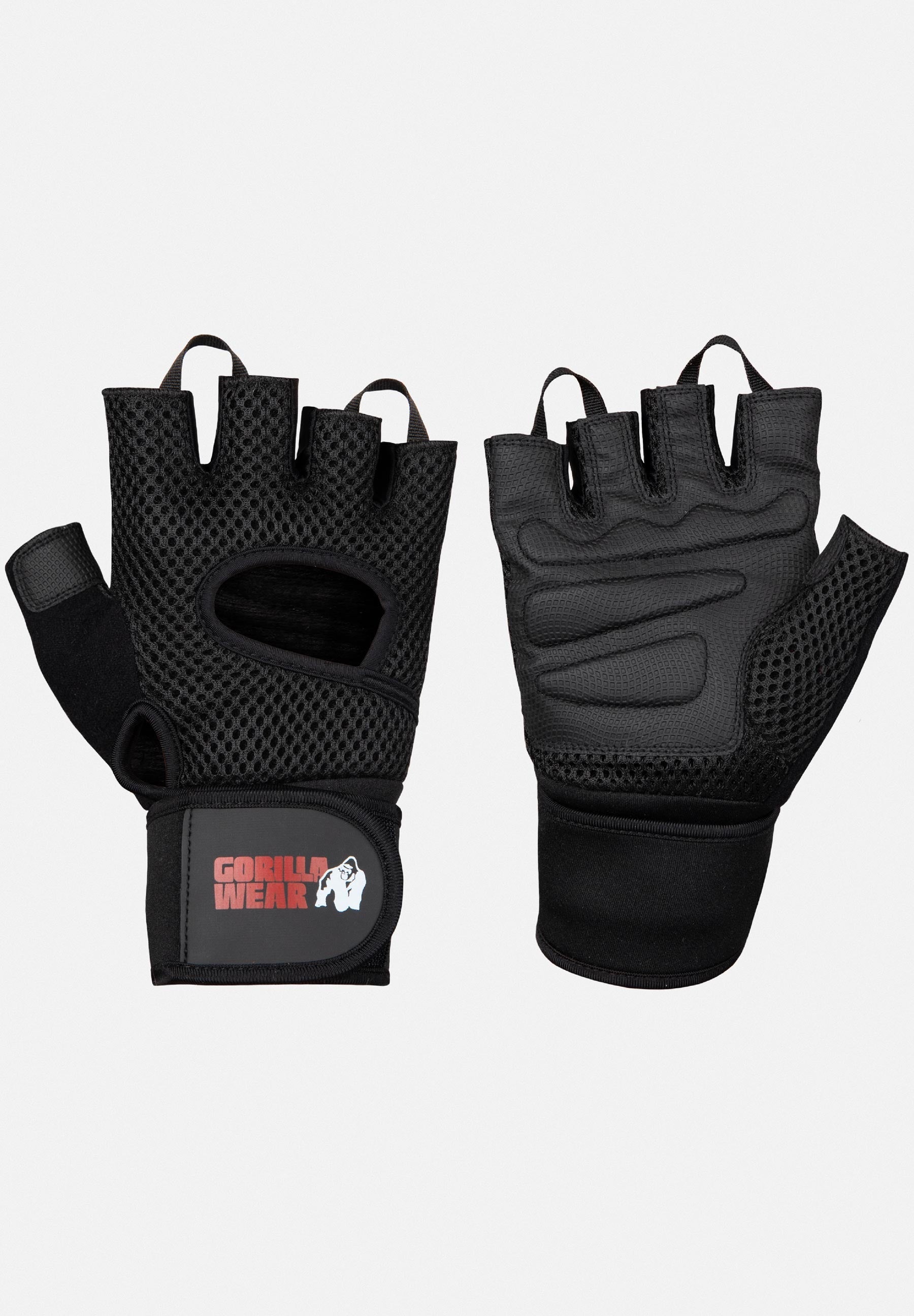Gorilla Wear Jackson Lifting Gloves - Musta