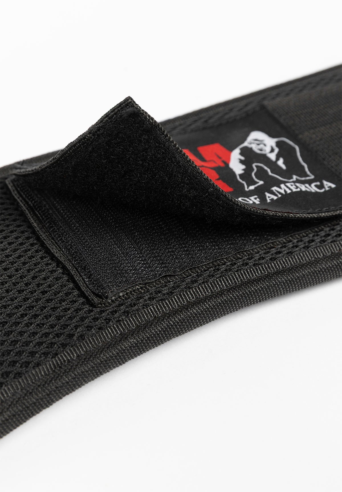 Gorilla Wear 6 inch Padded Mesh Lifting Belt - Black