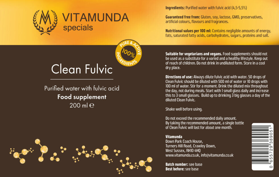 Vitamunda Clean Fulvic 200ml