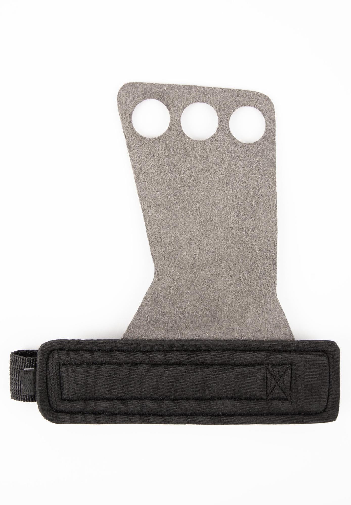 Gorilla Wear 3-Hole Carbon Leather Lifting Grips