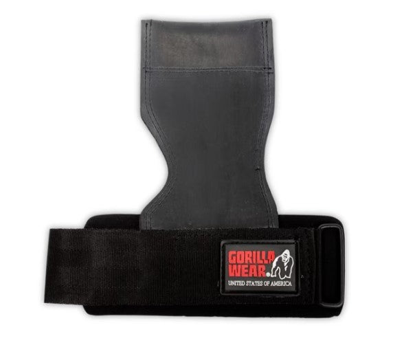 Gorilla Wear Lifting Grips - Musta