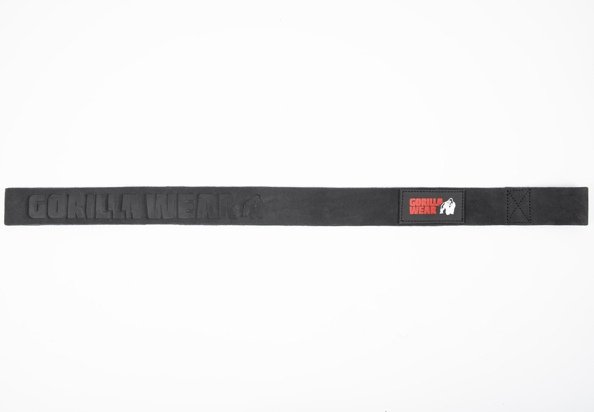 Gorilla Wear Leather Lifting Straps - Black