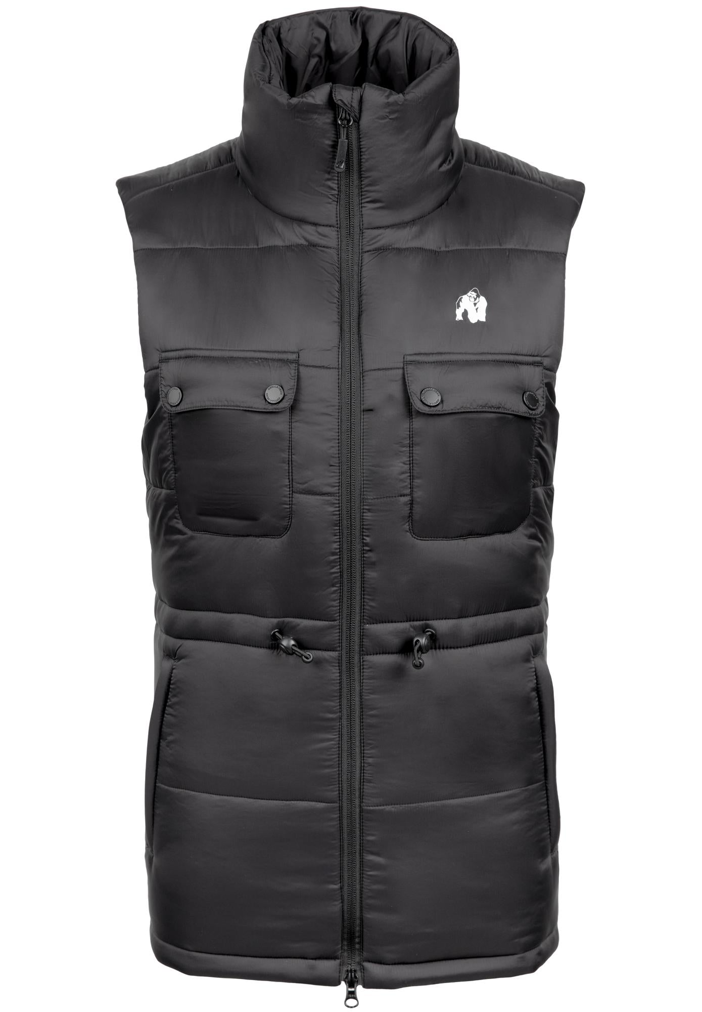 Gorilla Wear Lucia Puffer Vest - Black