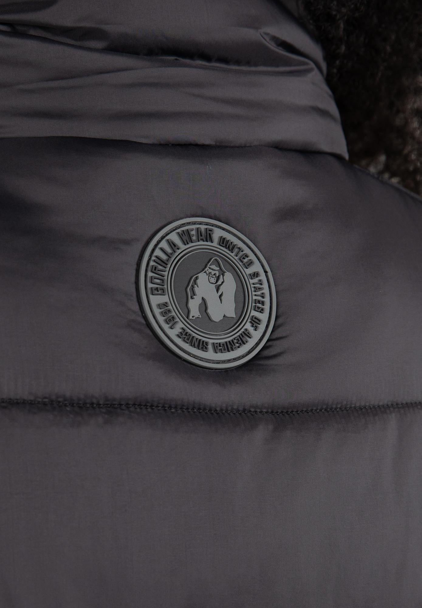 Gorilla Wear Lucia Puffer Vest - Black