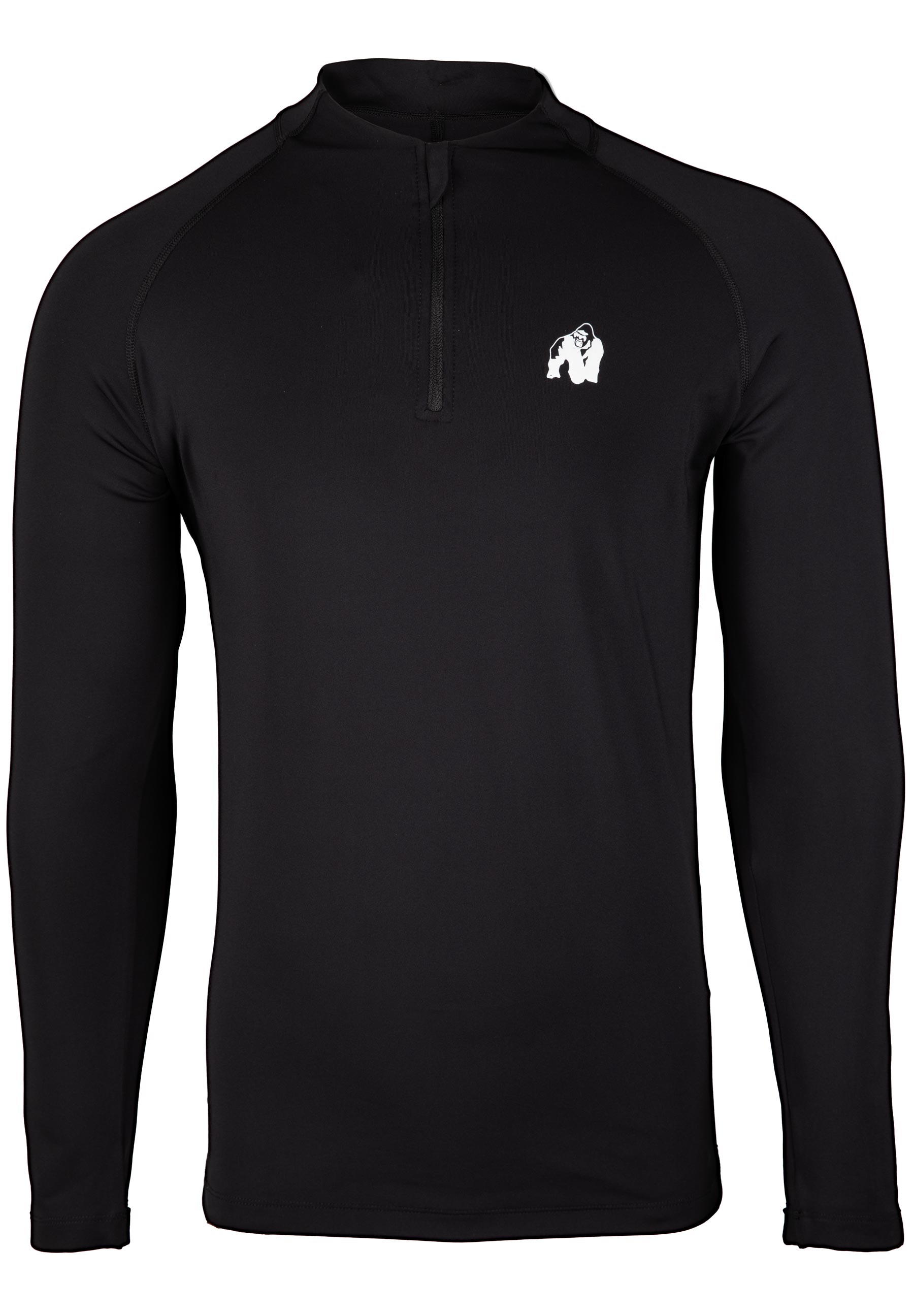 Gorilla Wear Hamilton Hybrid Long Sleeve - Musta