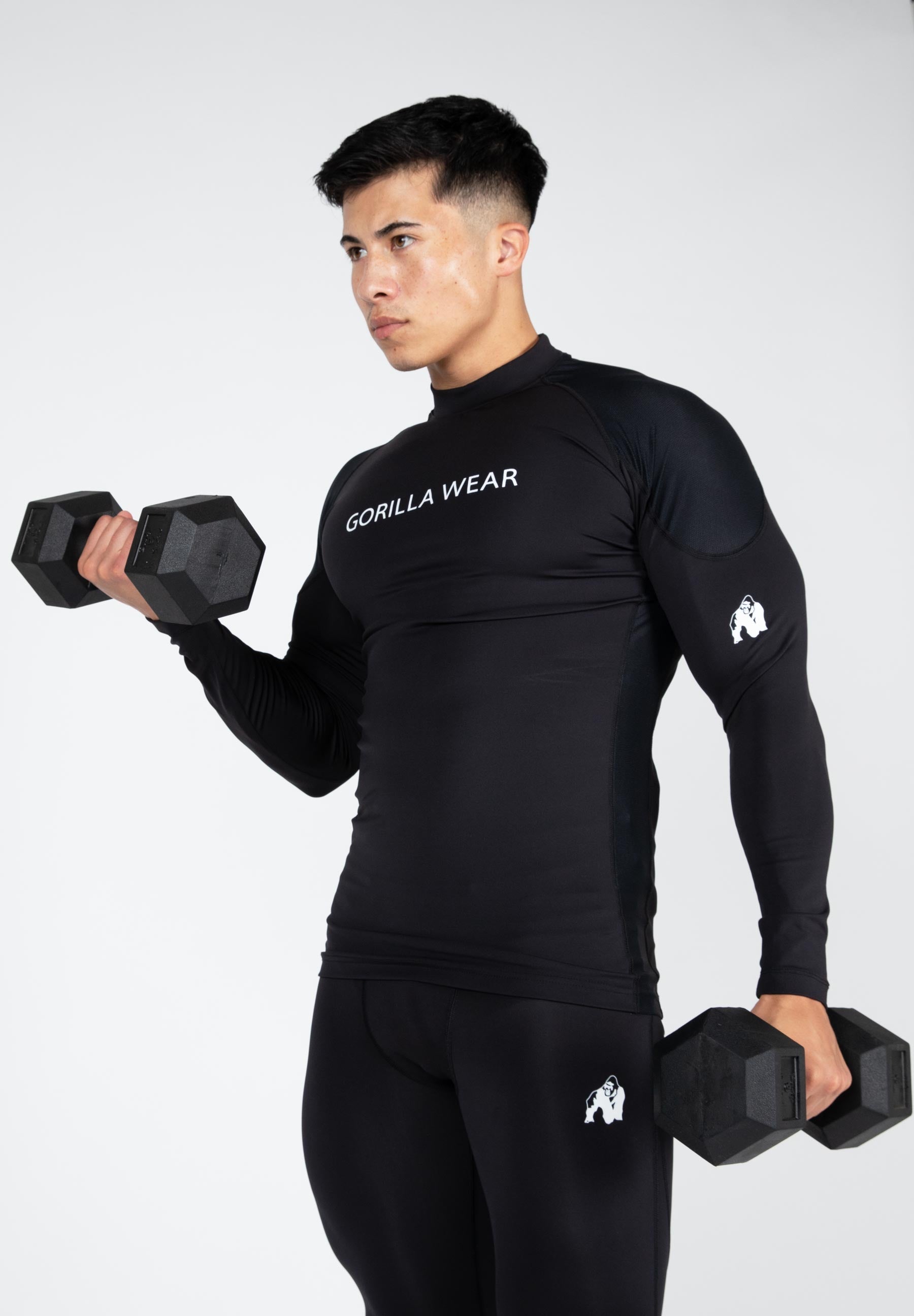 Gorilla Wear Lorenzo Performance Long Sleeve - Black