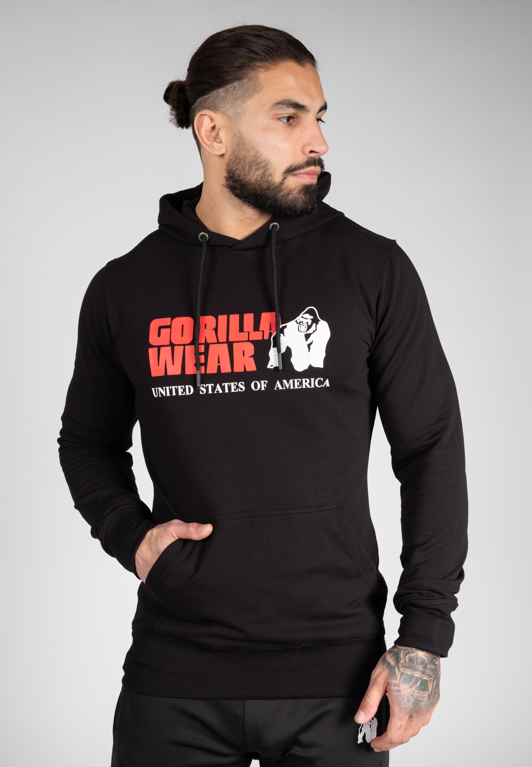 Gorilla Wear Classic Hoodie - Musta