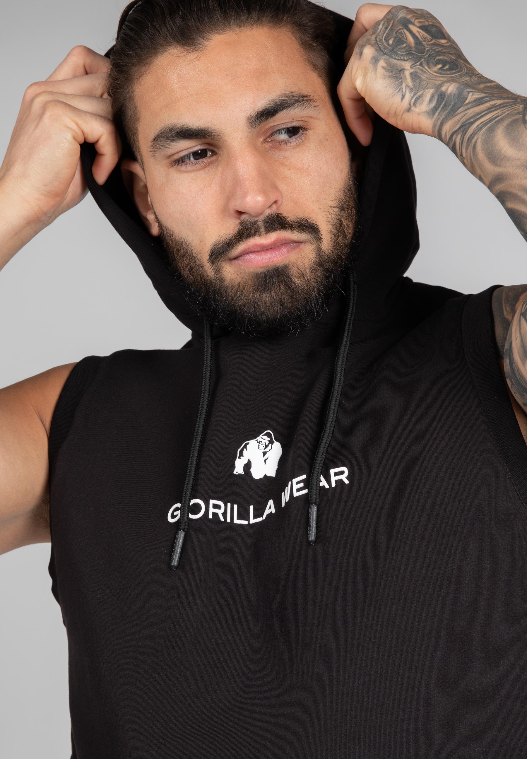 Gorilla Wear Lincoln Sleeveless Hoodie - Kaikki värit