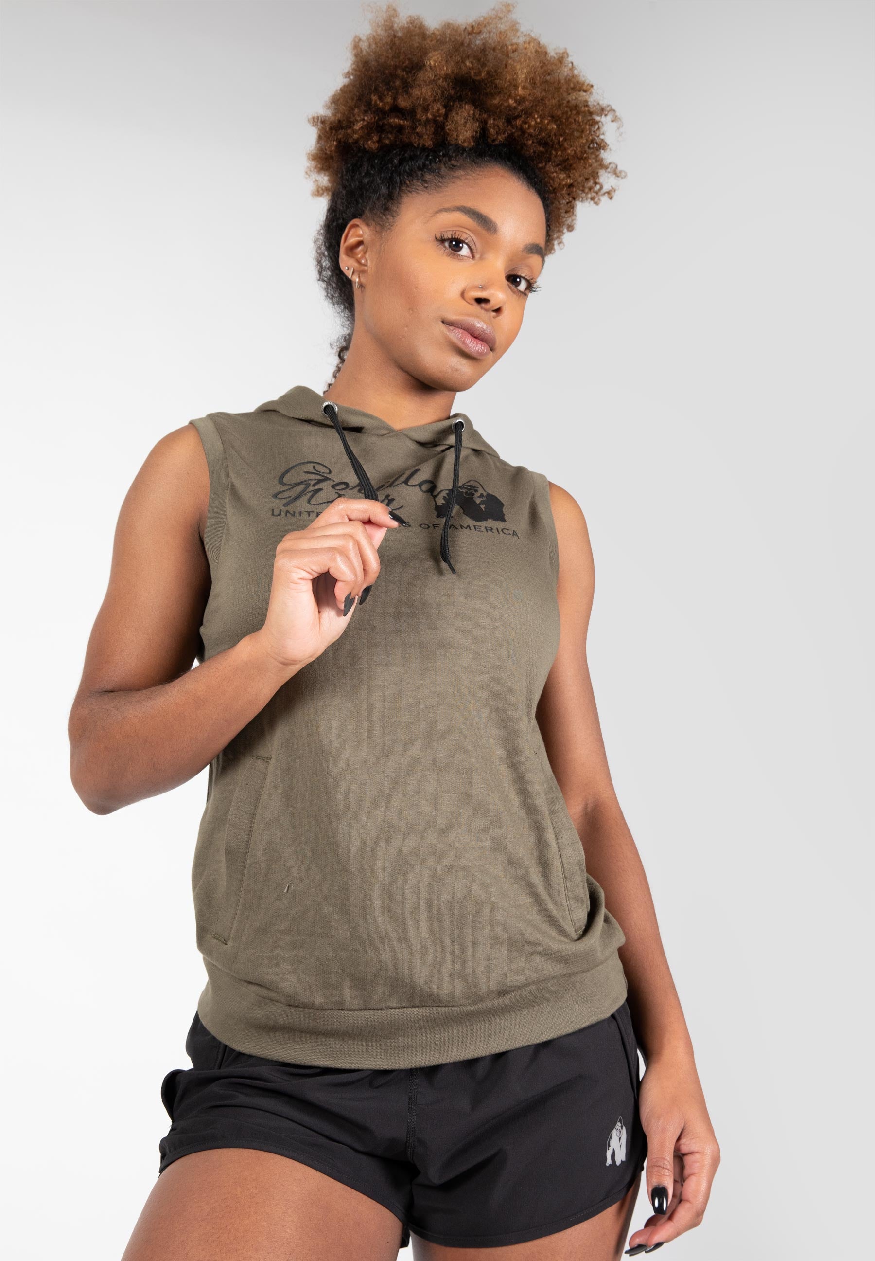 Gorilla Wear Selma Sleeveless Hoodie - Kaikki värit