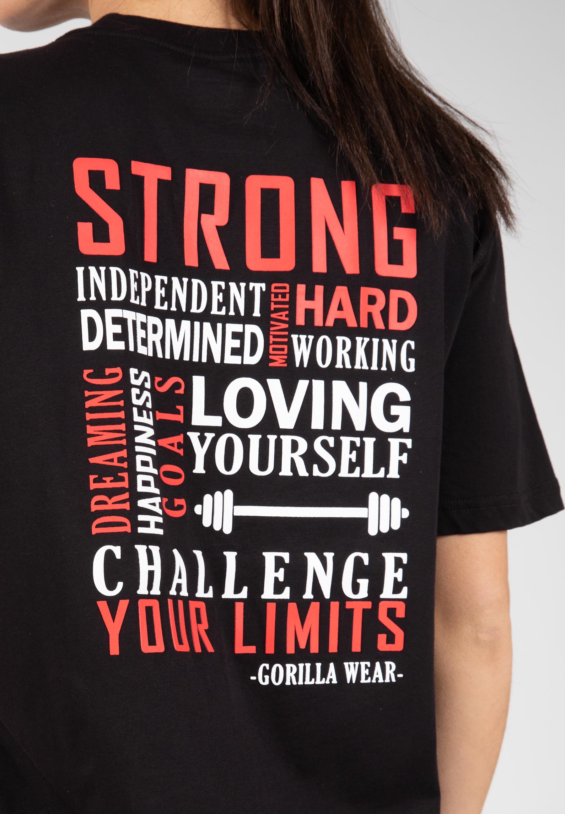 Gorilla Wear Sandy Oversized T-Shirt - Musta