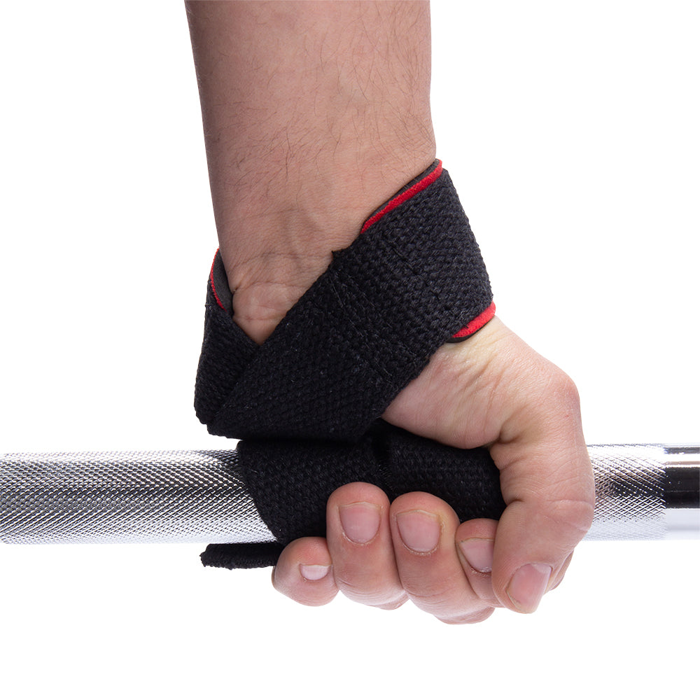 Gorilla Wear Padded Lifting Straps - Musta