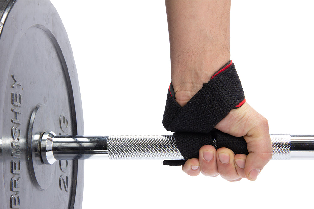 Gorilla Wear Padded Lifting Straps - Musta