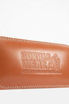 Gorilla Wear 6- Inch Padded Leather Lifting Belt - Ruskea