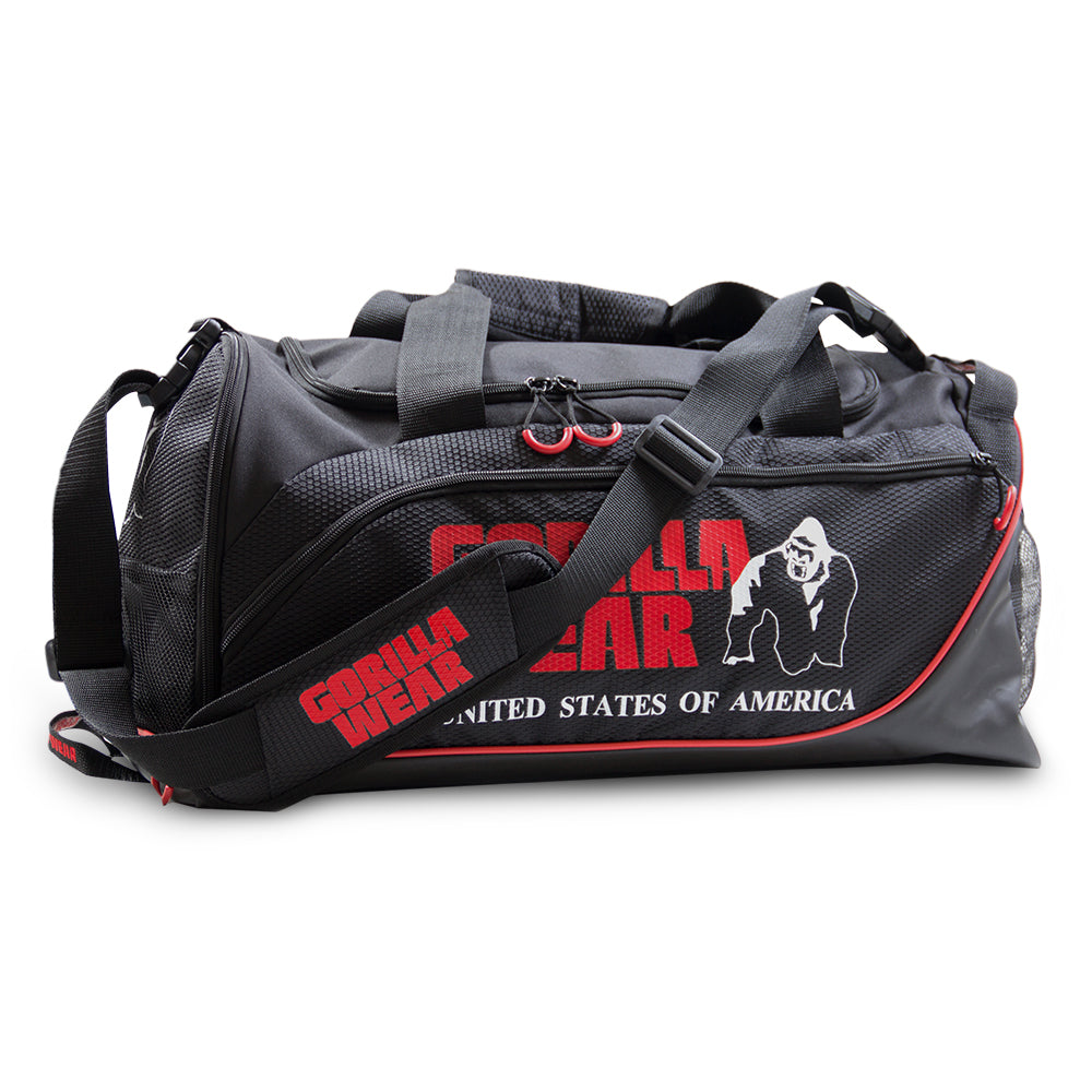 Gorilla Wear Jerome Gym Bag - Musta/Punainen