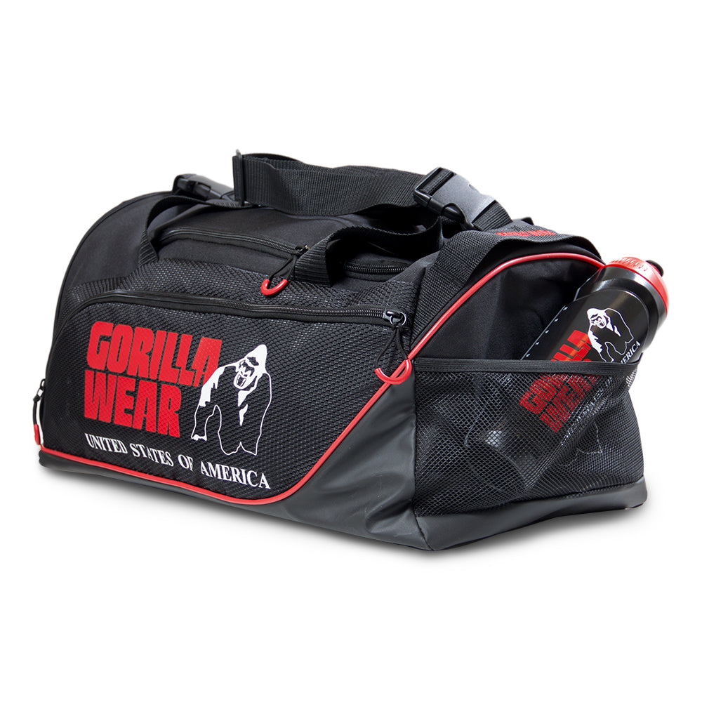 Gorilla Wear Jerome Gym Bag - Musta/Punainen