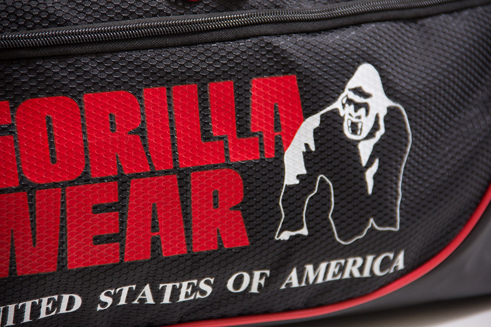 Gorilla Wear Jerome Gym Bag - Musta/Punainen