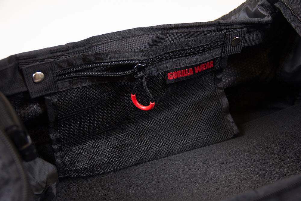 Gorilla Wear Jerome Gym Bag - Musta/Punainen