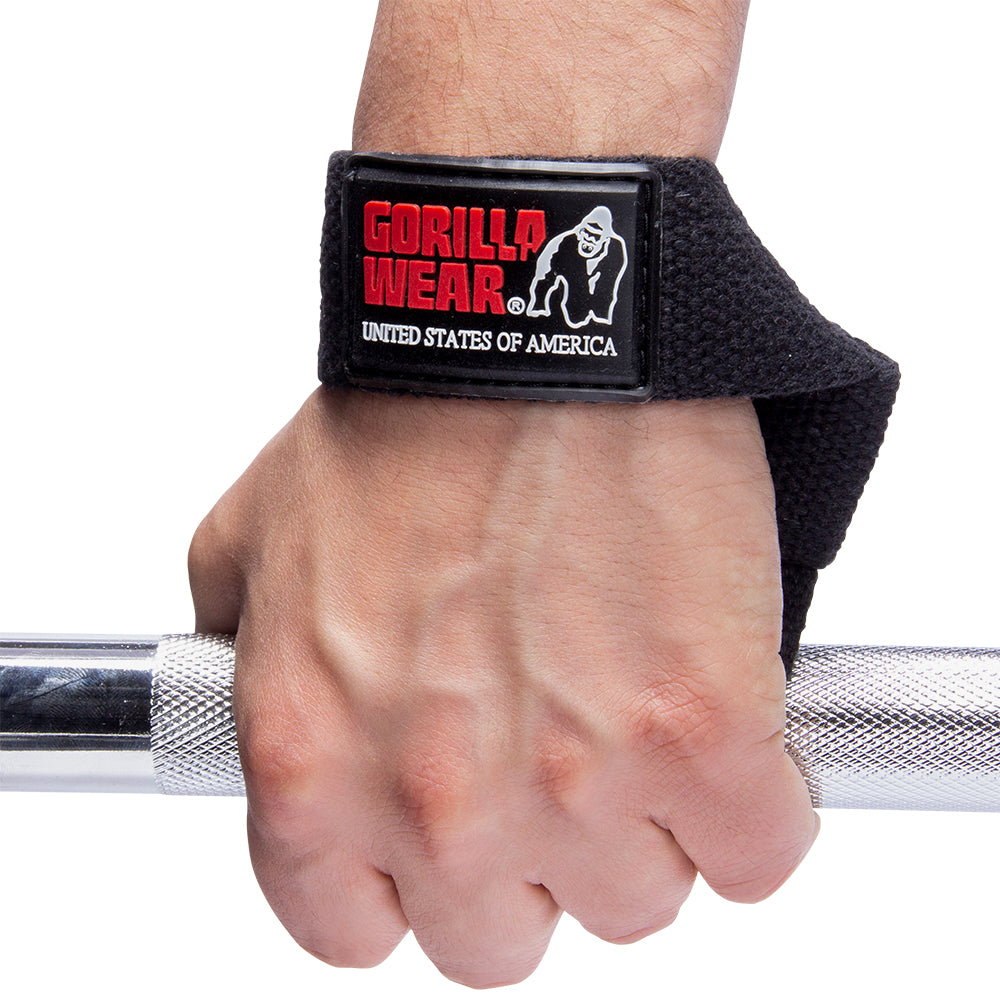 Gorilla Wear Non-Padded Straps - Musta