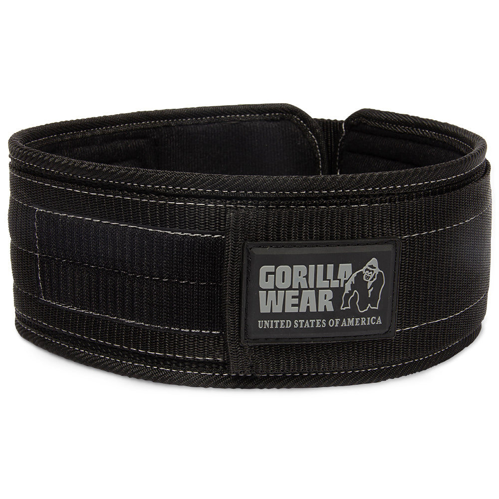 Gorilla Wear 4 Inch Nylon Belt - Kaikki värit