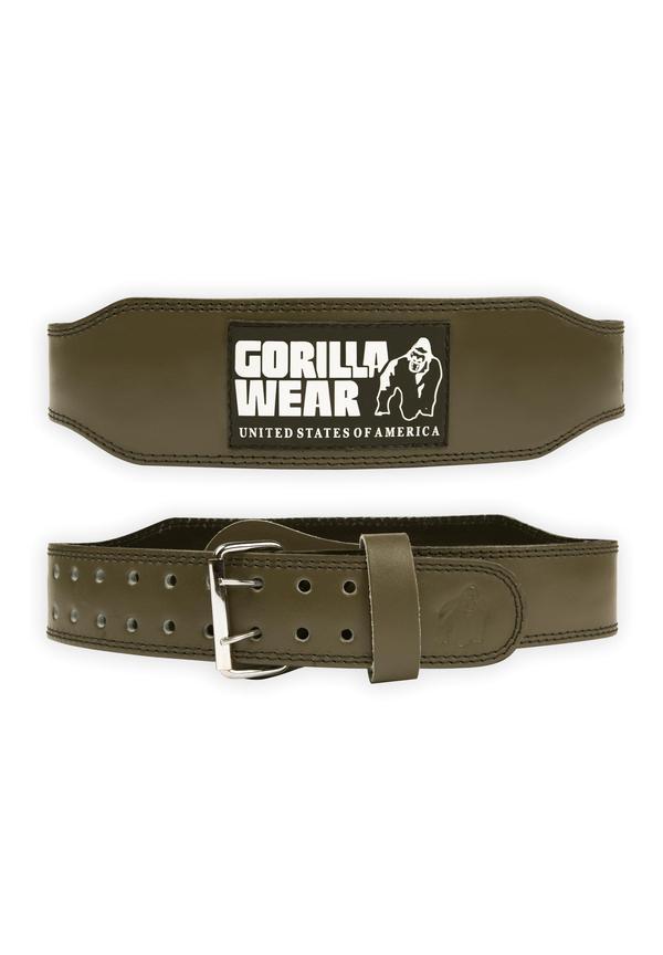 Gorilla Wear 4 Inch Padded Leather Belt - Kaikki värit