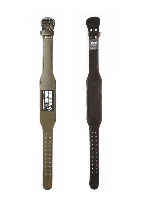 Gorilla Wear 4 Inch Padded Leather Belt - Kaikki värit